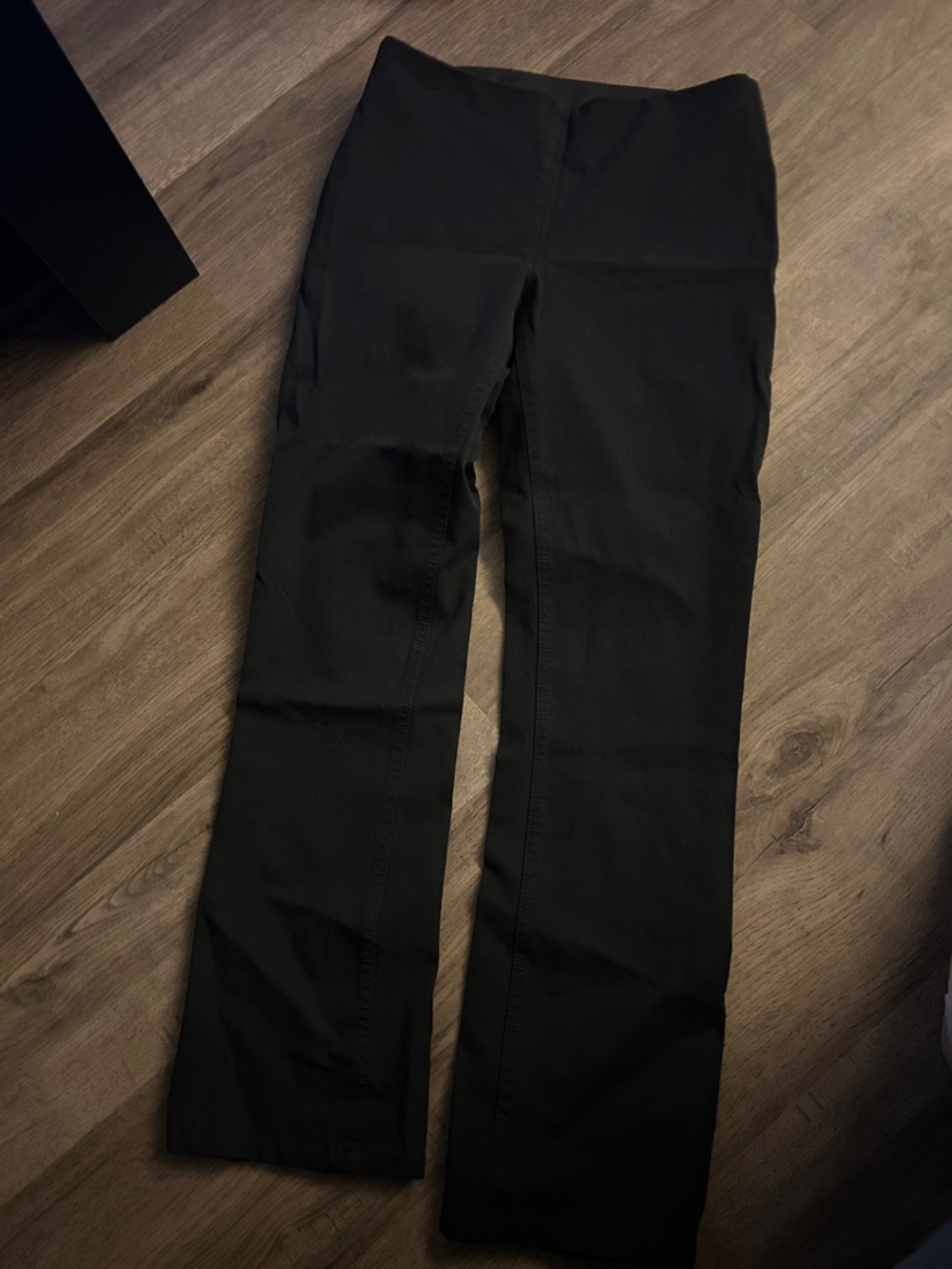Soft Surroundings Black Straight-Leg Pants